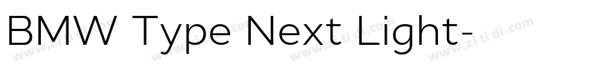 BMW Type Next Light字体转换